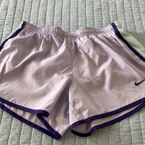 Nike Women's Lavender and Violet Athletic Shorts